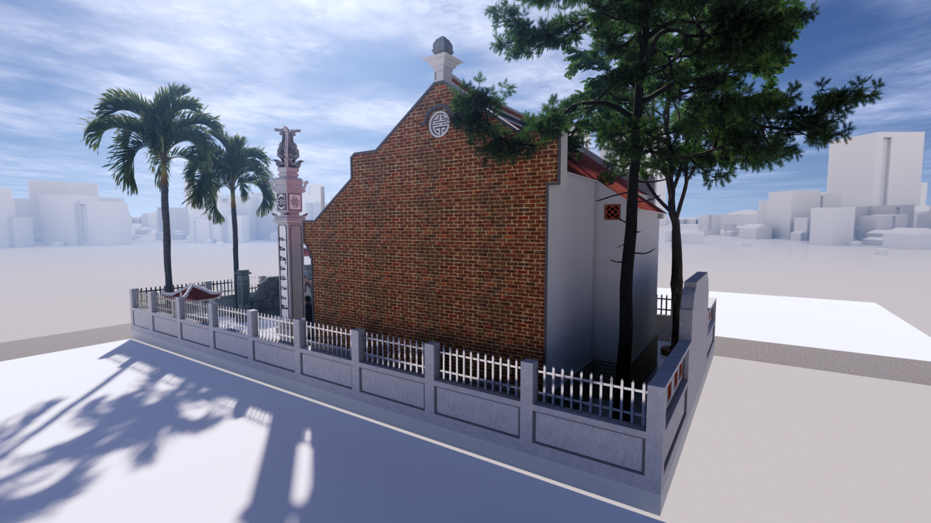 免费的SketchUp教堂外观模型-4