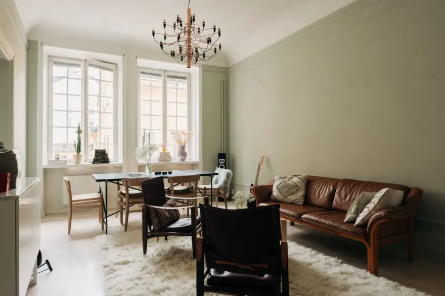 斯德哥尔摩独特设计公寓 | 古典与现代的完美融合-4