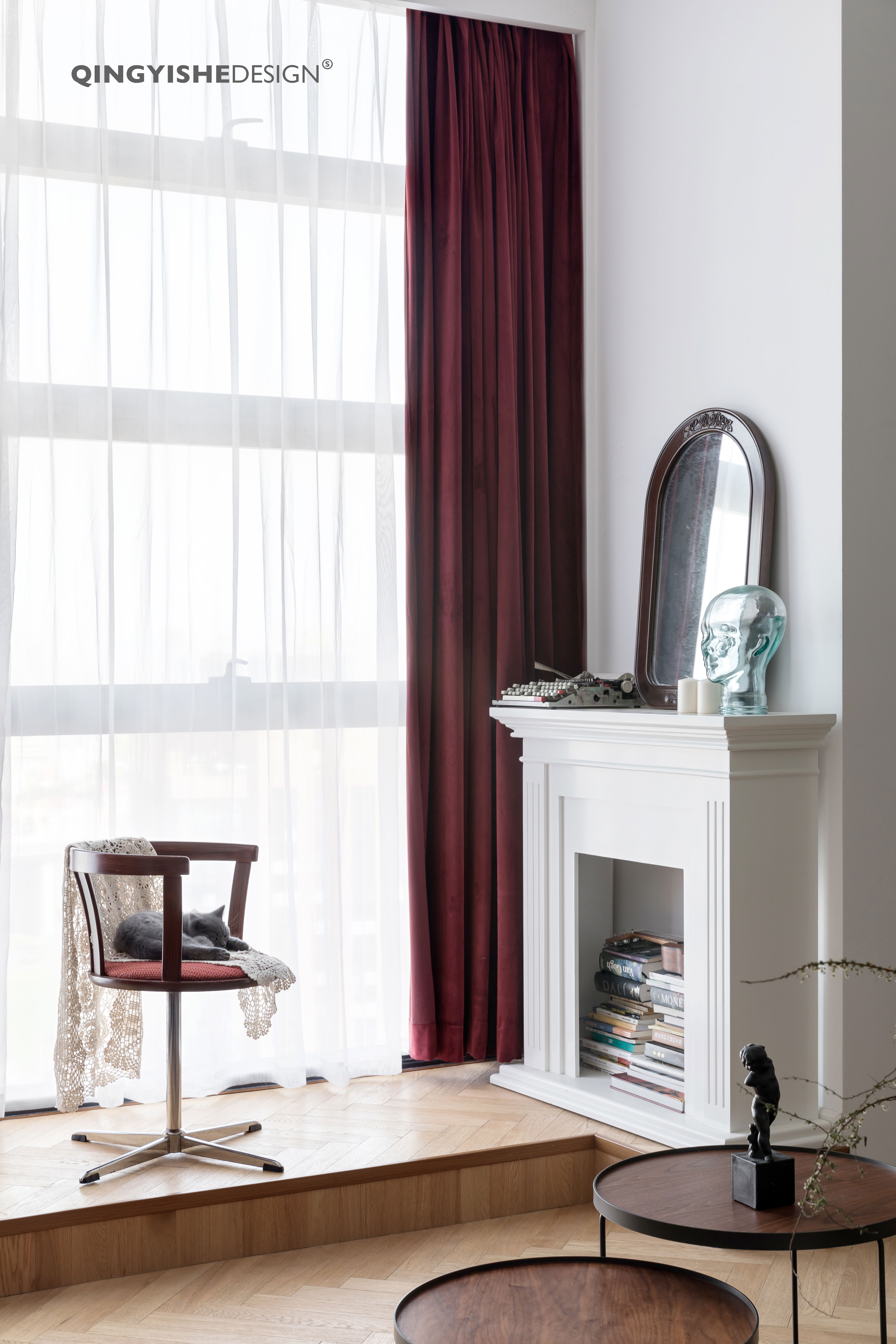 双层复古豪宅 | 层高利用与中古元素的魅力结合-26