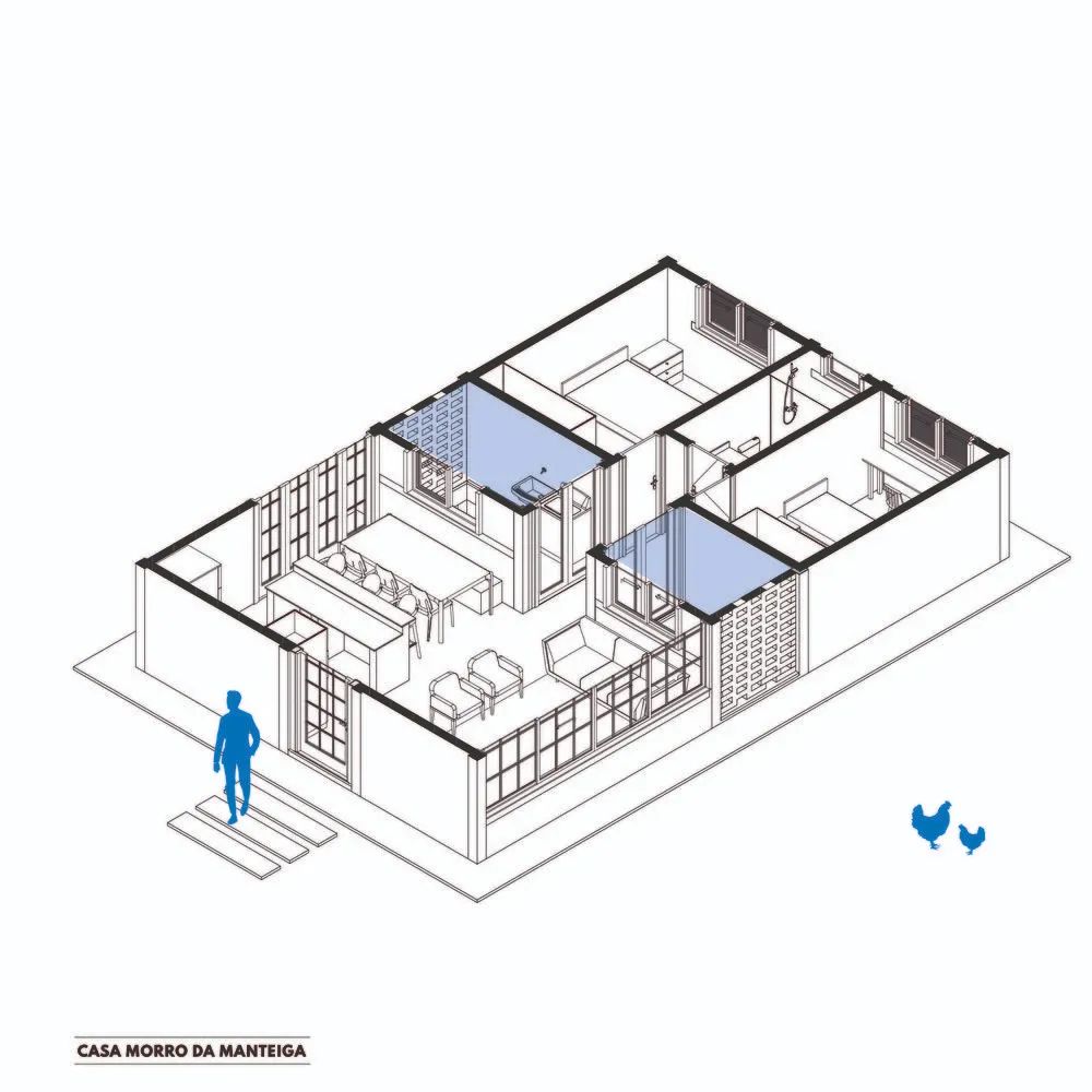 农村 810 平方英尺红砖住宅丨巴西丨GGH 设计机构-31