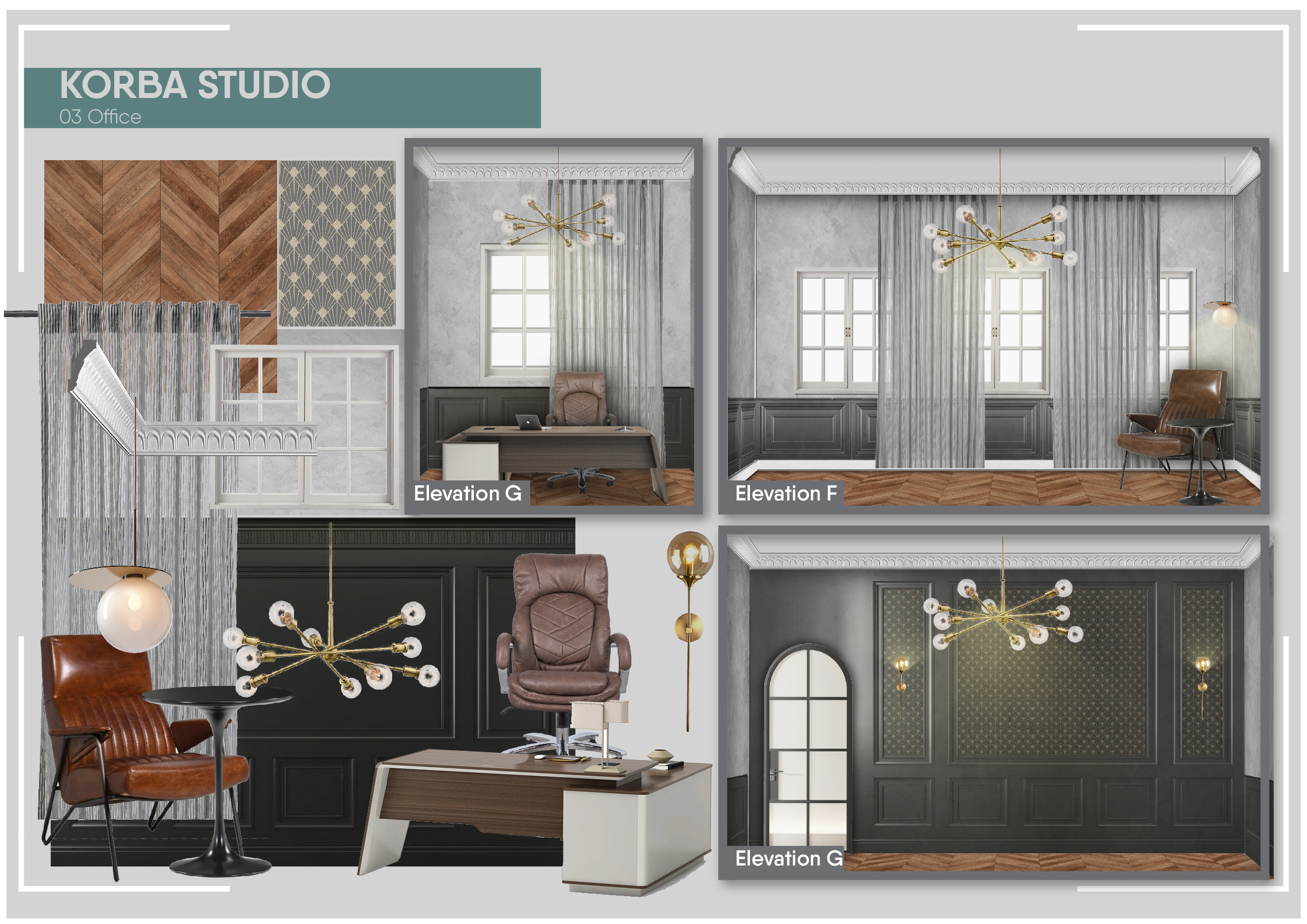 Photography Studio 2D Interior Design & Mood Board-28
