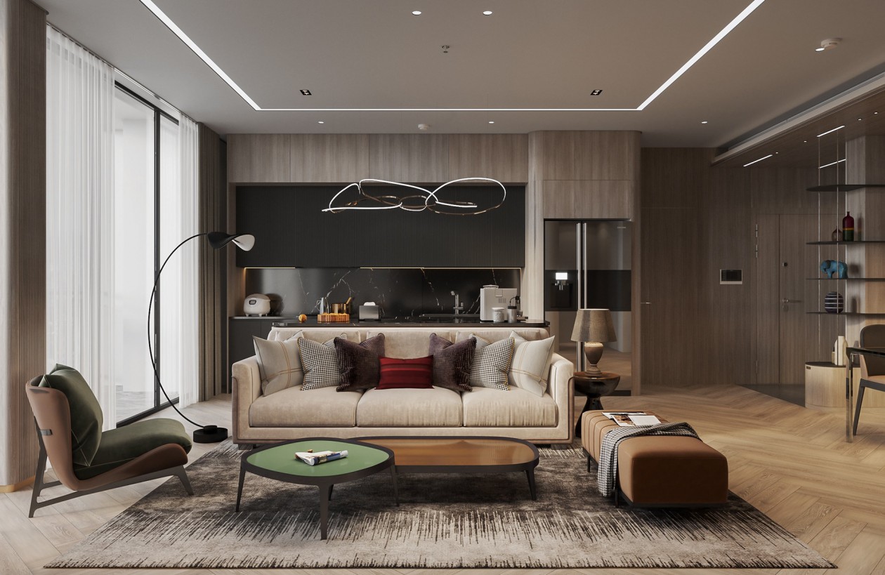 现代暖色系空间设计-2