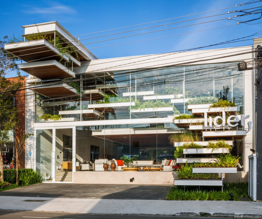 巴西 Líder 家具旗舰店悬浮设计丨FGMF Arquitetos-25