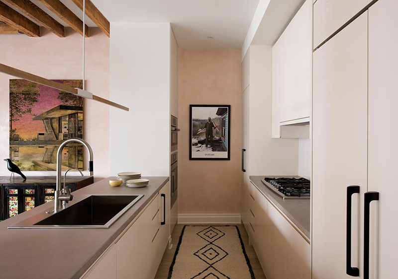 曼哈顿木梁与民族图案公寓-6