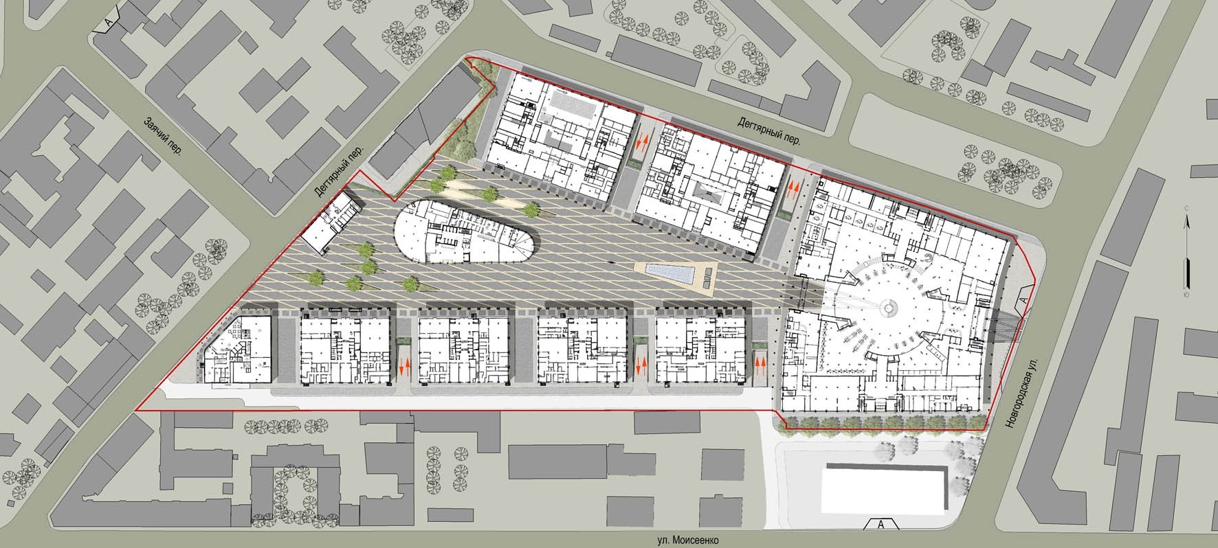 Àäìèíèñòðàòèâíûé è îáùåñòâåííî-äåëîâîé êîìïëåêñ «Íåâñêàÿ ðàòóøà»-70