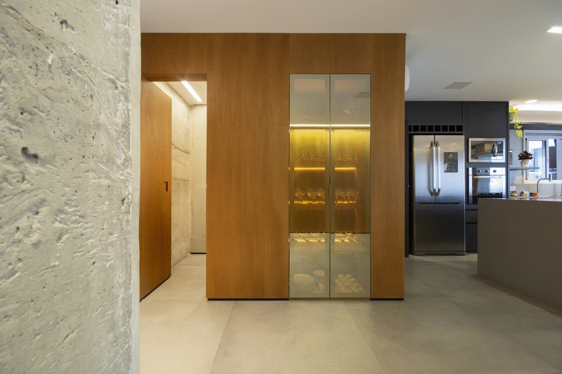 巴西 CC 公寓 | 木质温暖，空间通透-26