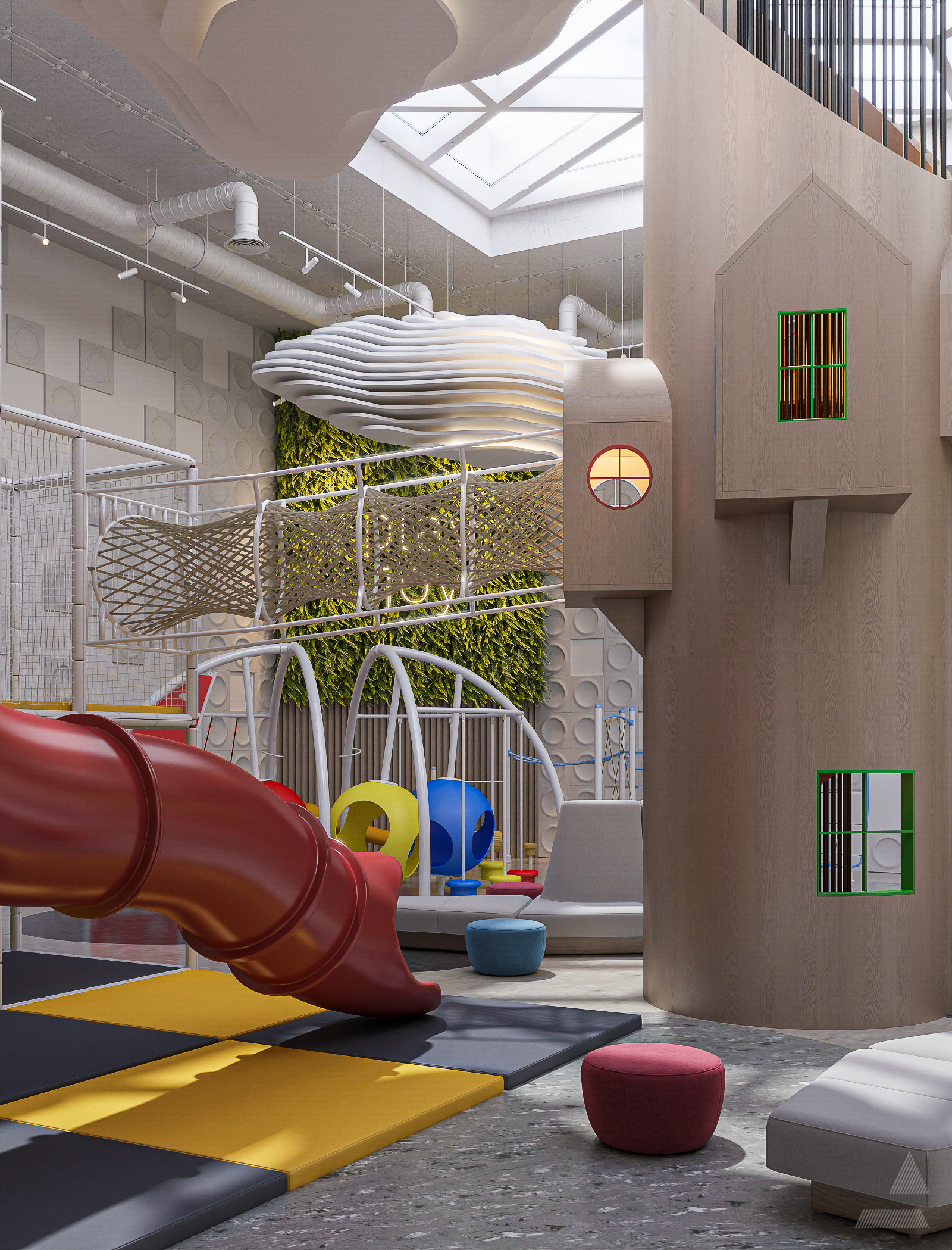 多功能空间私立学校设计丨阿联酋迪拜丨Artem Tarasov-14