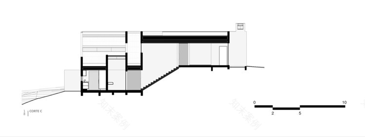 巴西 Cora House 的陡坡长廊建筑-5