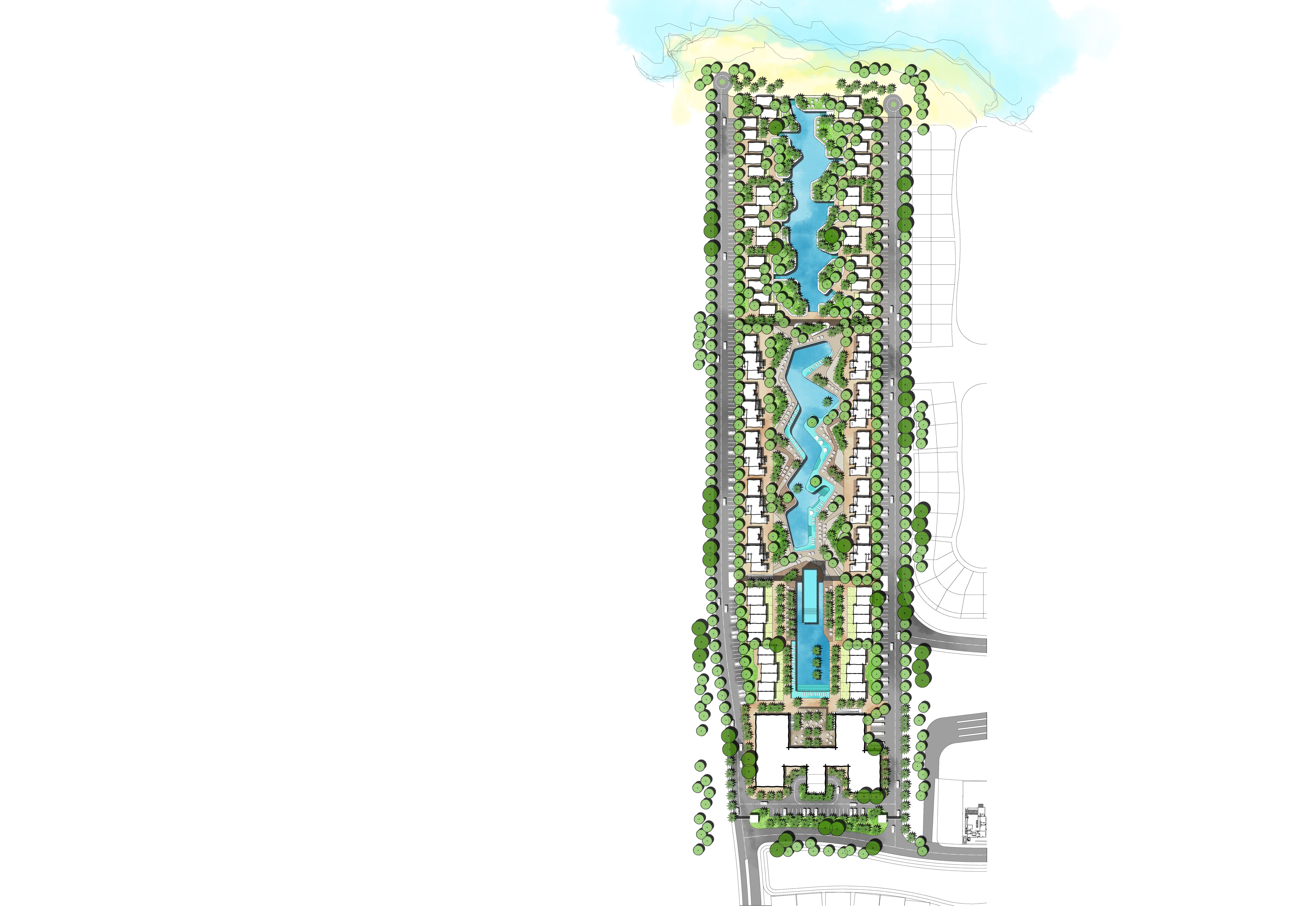 Luxurious Hotel masterplan and landscape design-0