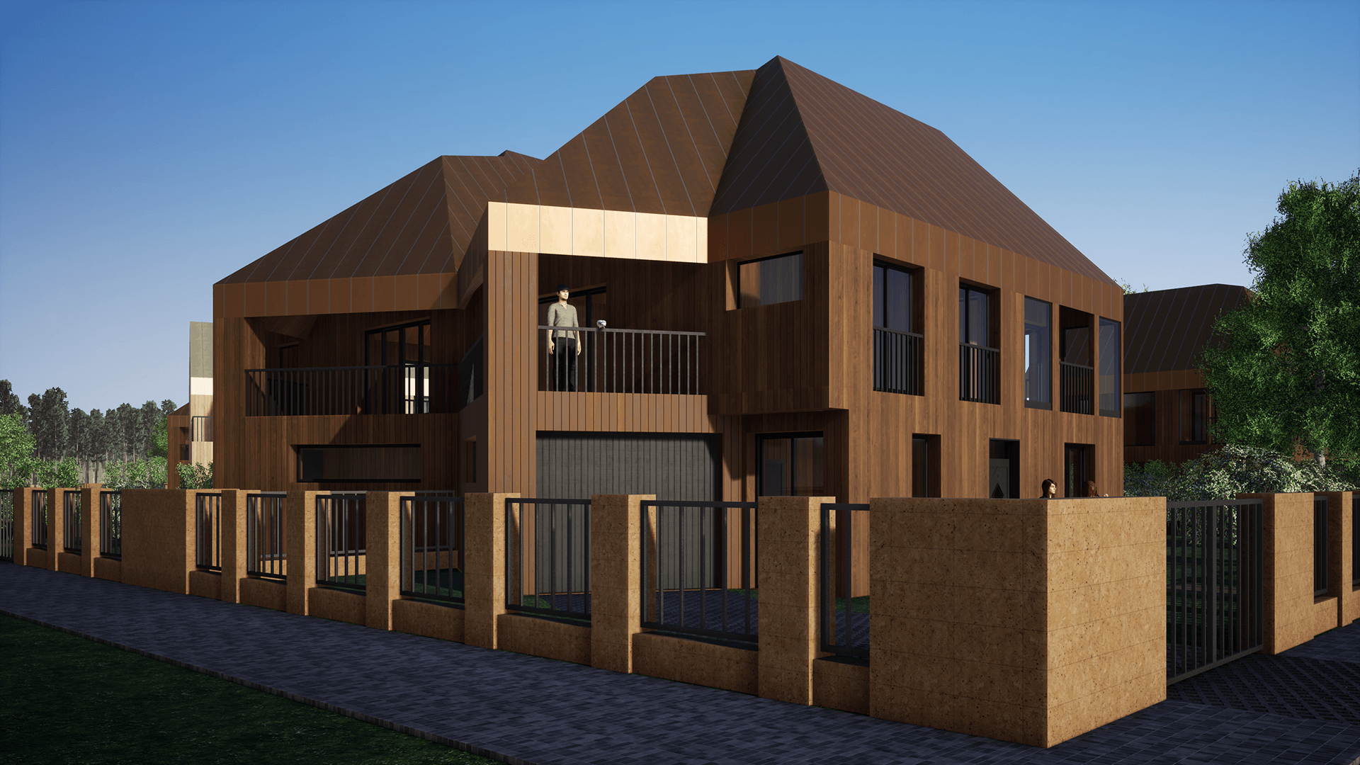 高密度和低层多功能木结构住宅区丨波兰比得哥什丨Damian Dominiczak-399