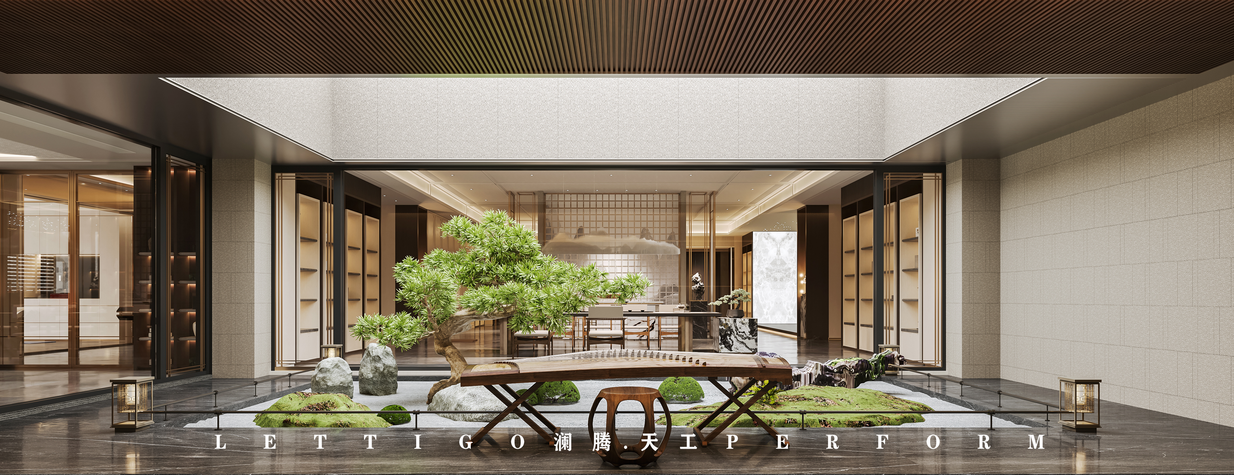 现代中式别墅大宅设计-9