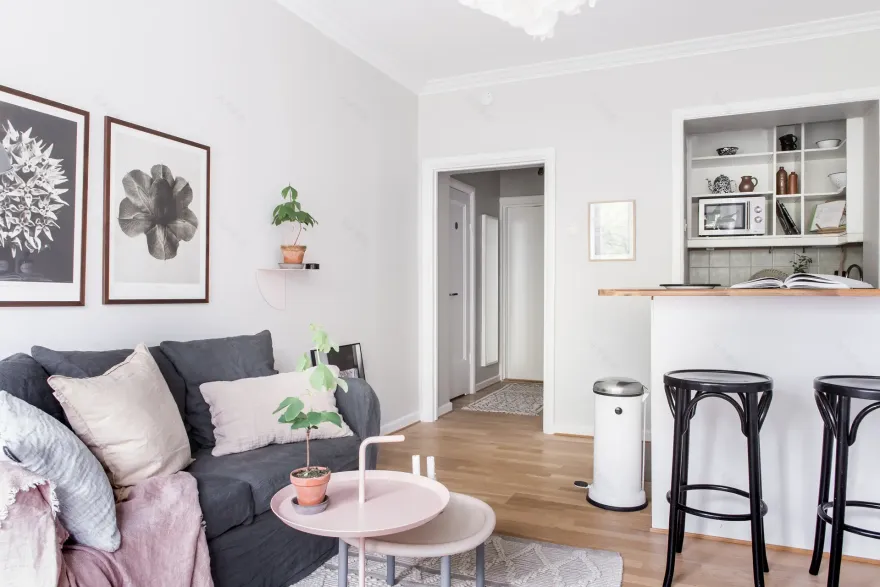 迷你瑞典公寓,小空间大魅力-3