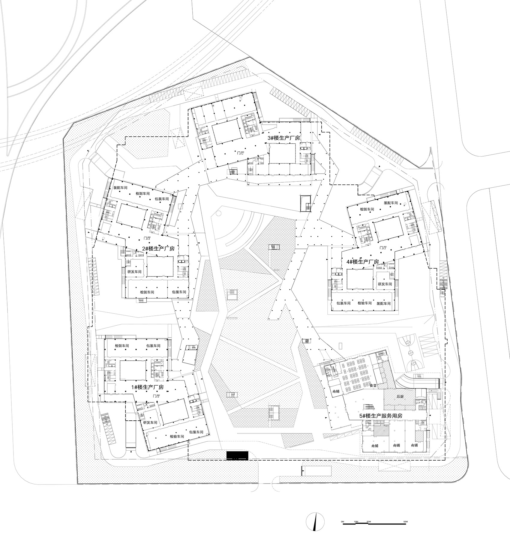 阿里巴巴杭州软件生产基地二期园区规划设计丨中国杭州丨浙江省建筑设计研究院-71