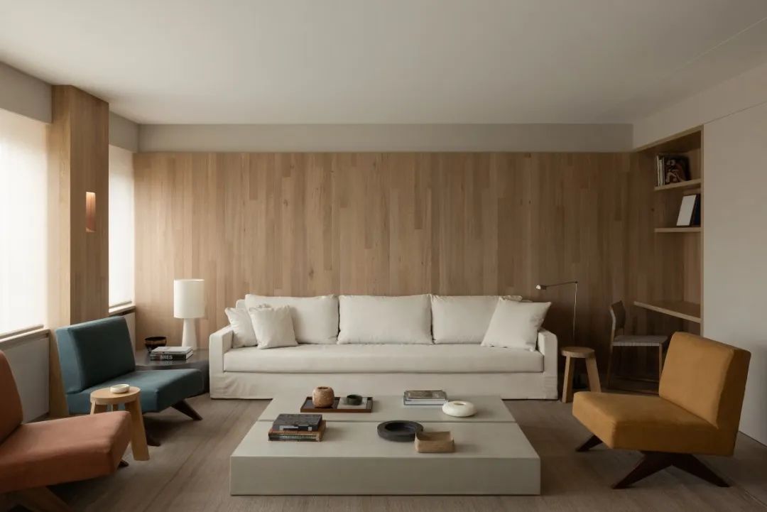 原木极简风四居丨比利时丨比利时建筑工作室Decancq Vercruysse-3