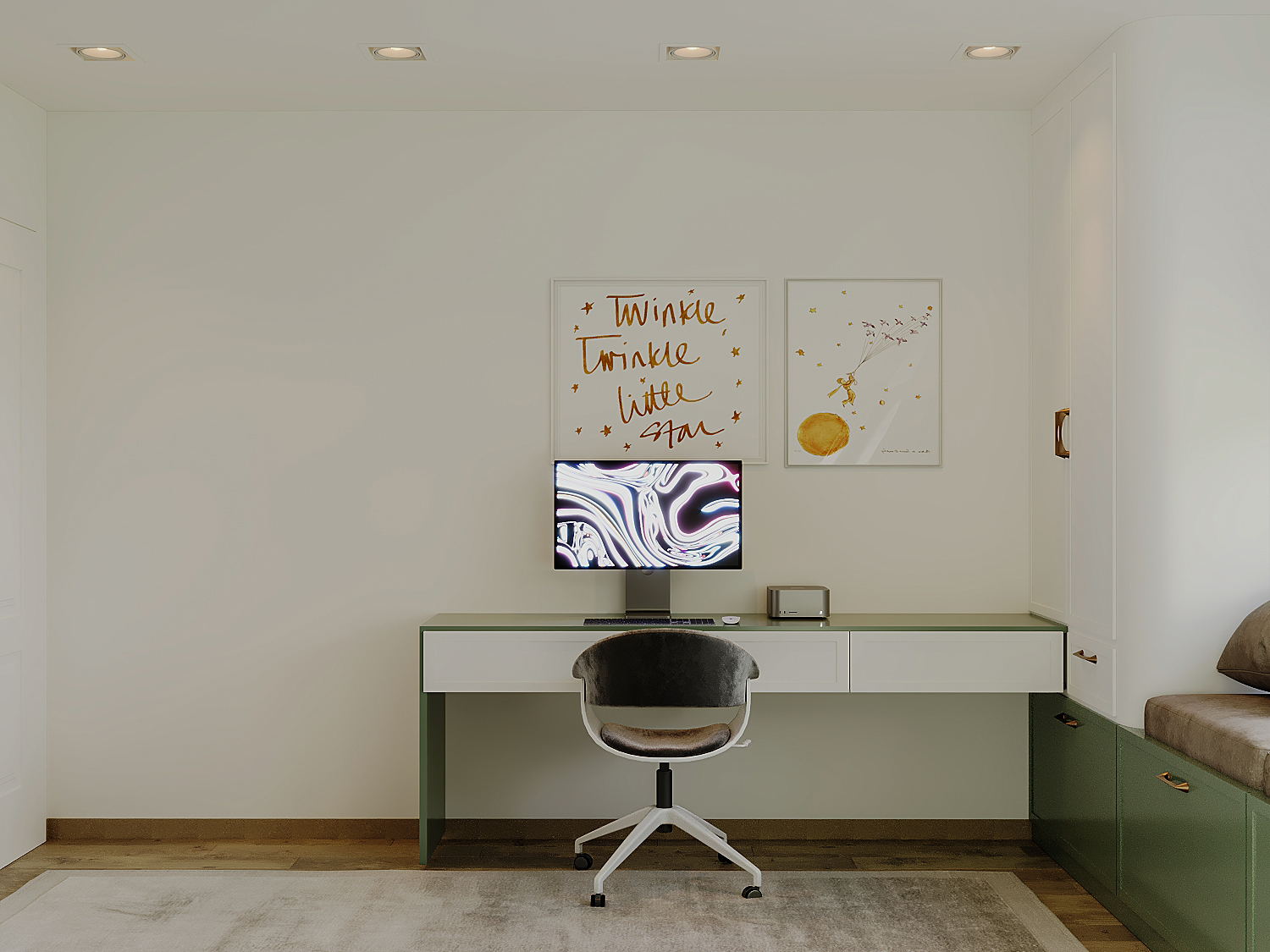 Neoclassic villa interior design- First floor-18