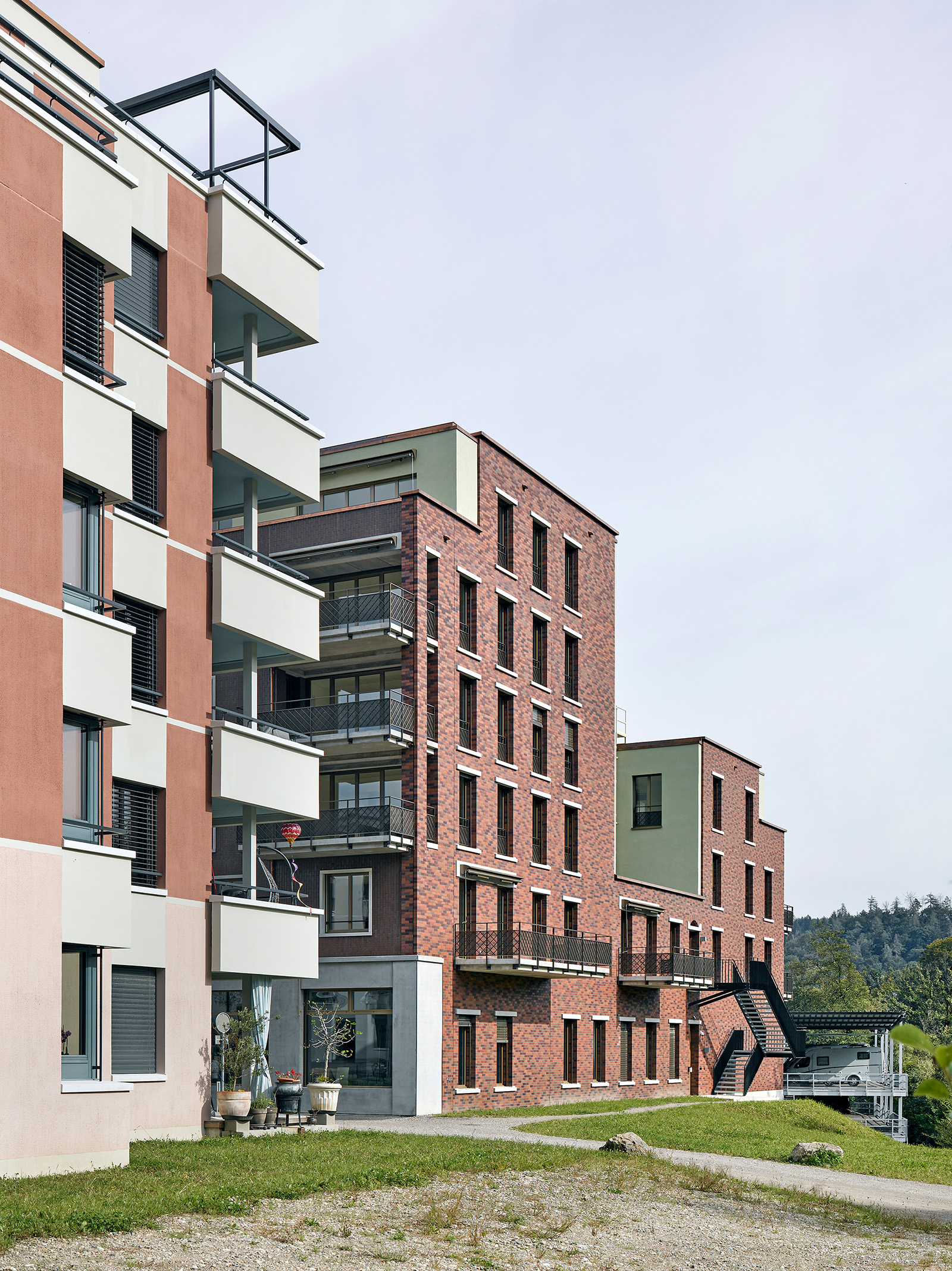 Dättnau Ziegeleiplatz 住宅区丨瑞士丨Fischer Architekten AG-12