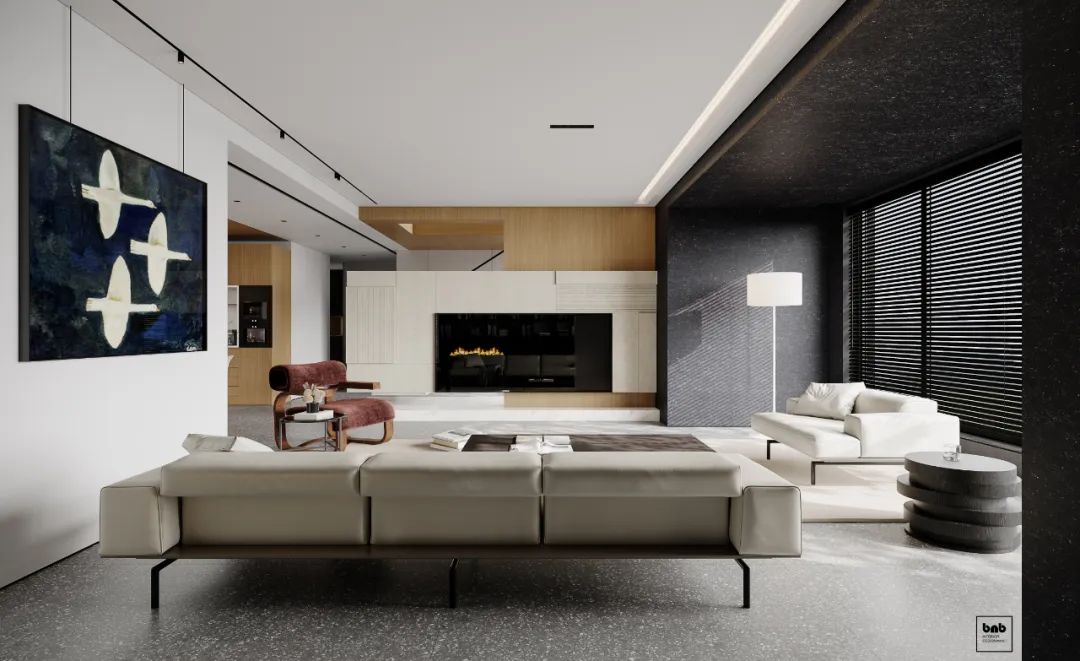 顶层住宅设计丨本白设计-6