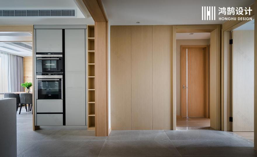 上海别墅艺术展风二手房改造,功能收纳隐藏式设计-43