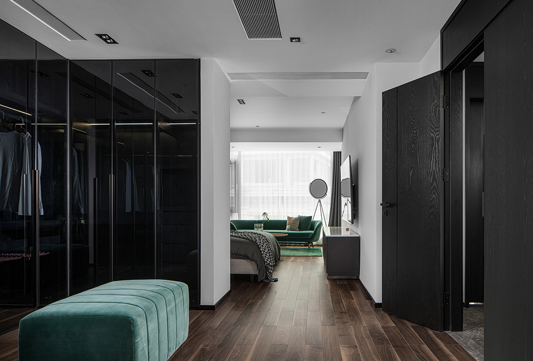 长沙 255㎡极简别墅,黑白灰演绎空间气质-46