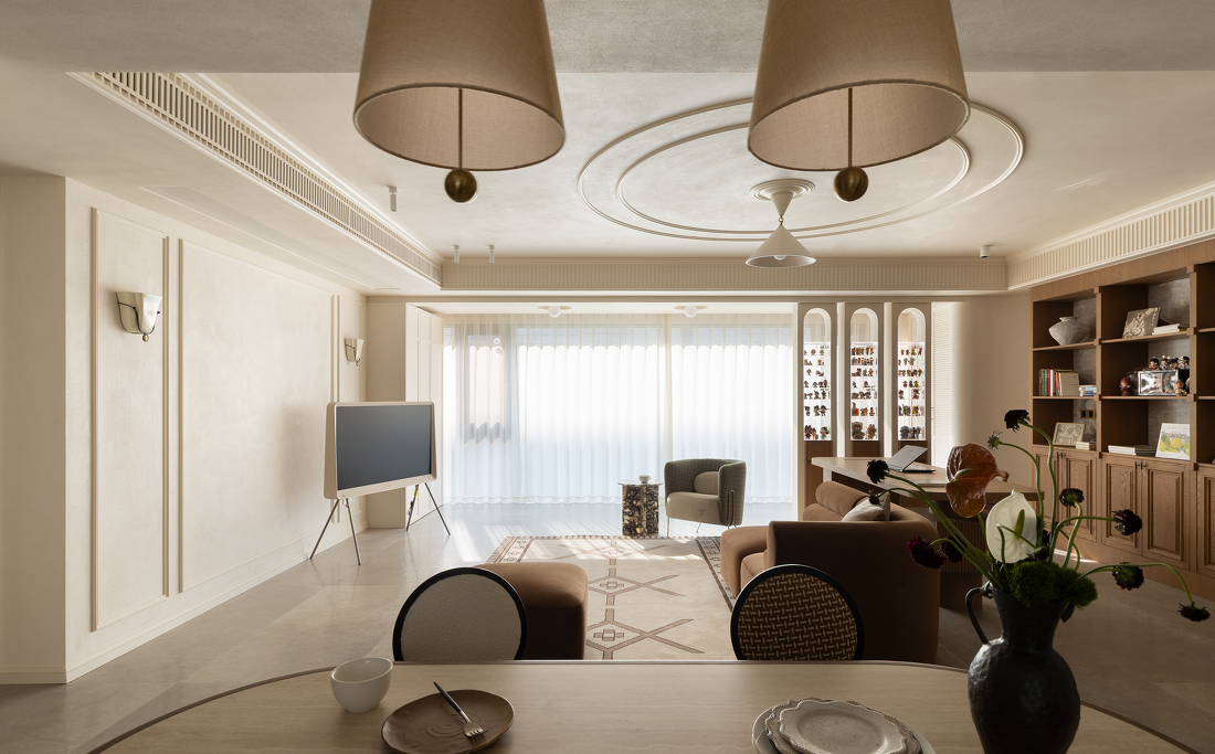 143平诠释优雅质感的法式家丨中国北京丨研己设计-20