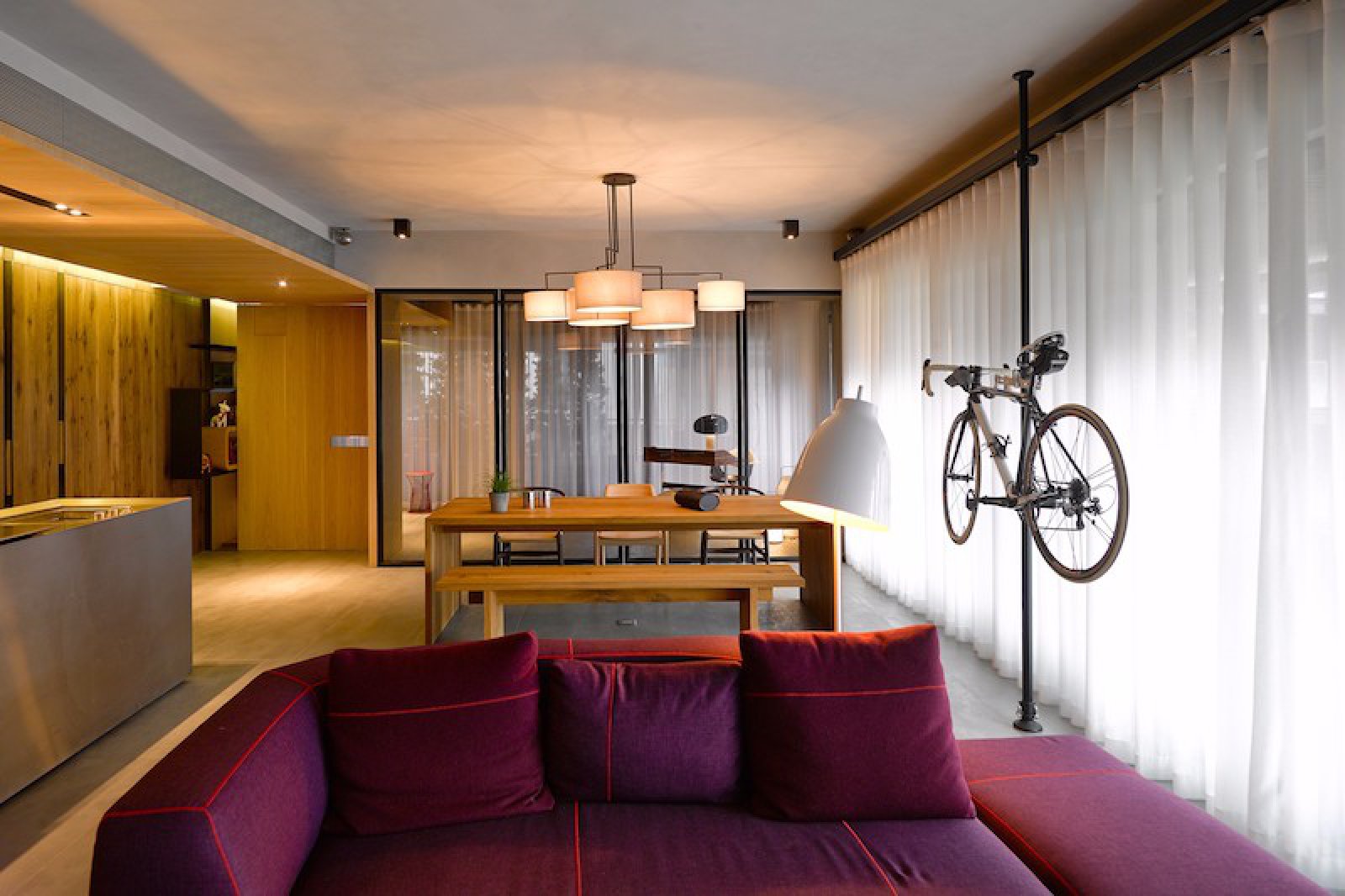 台北230m²一分三住宅设计-18