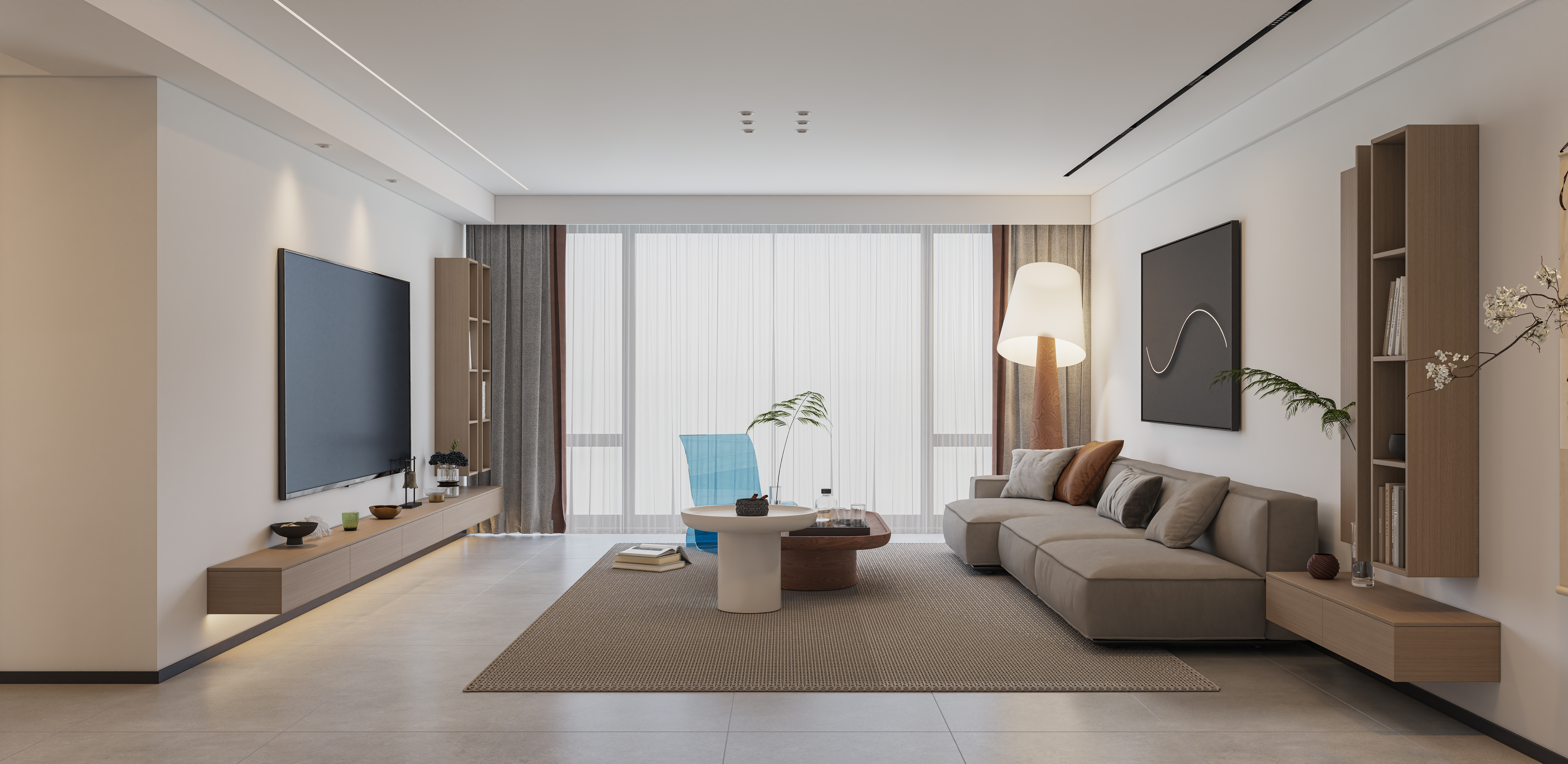 现代风奶油风俩种风格-6