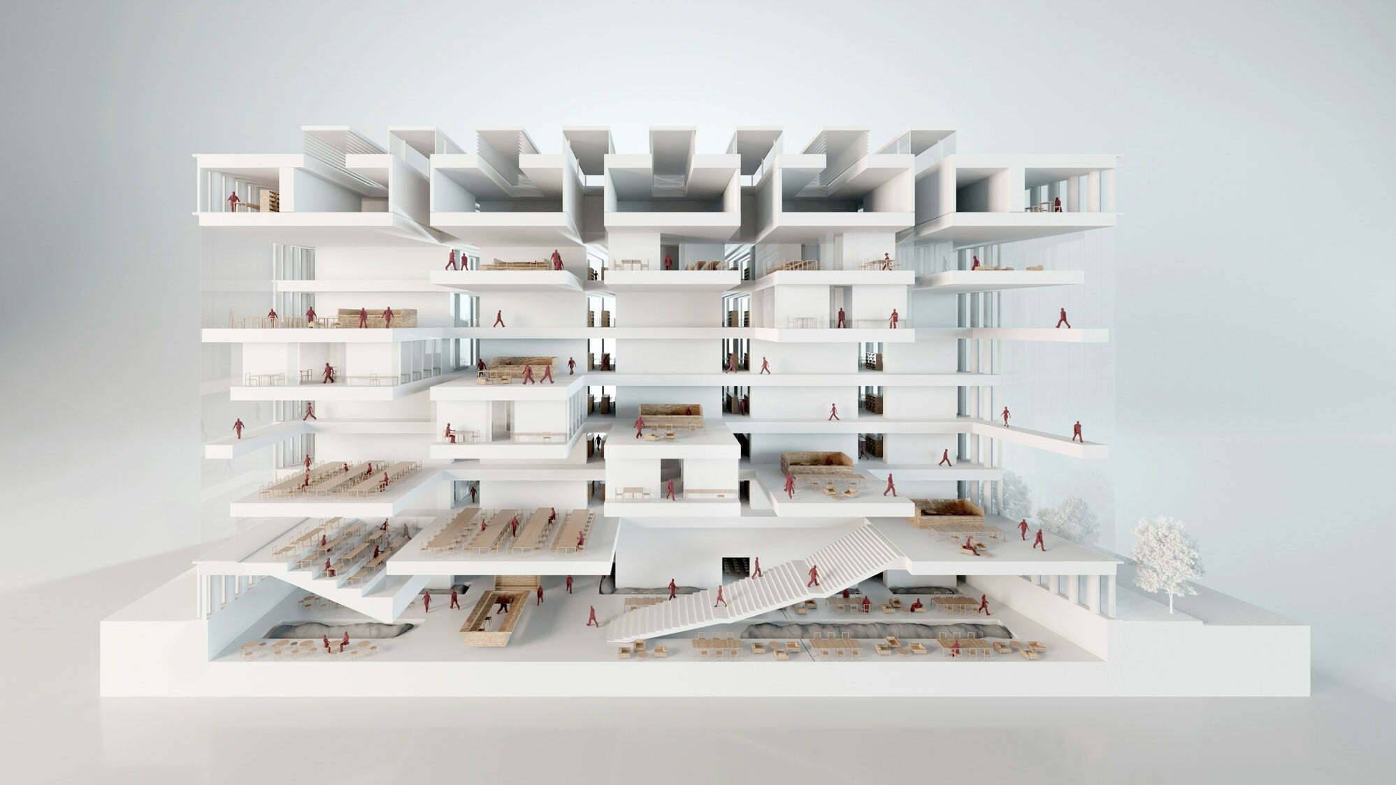 NUK II – 卢布尔雅那国家和大学图书馆二期丨Bevk Perović arhitekti-9