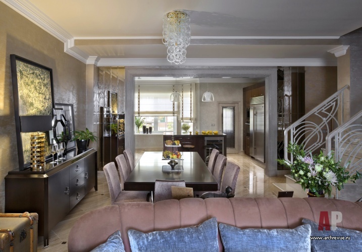 男士艺术装饰风格带殖民元素的联排别墅室内设计-20