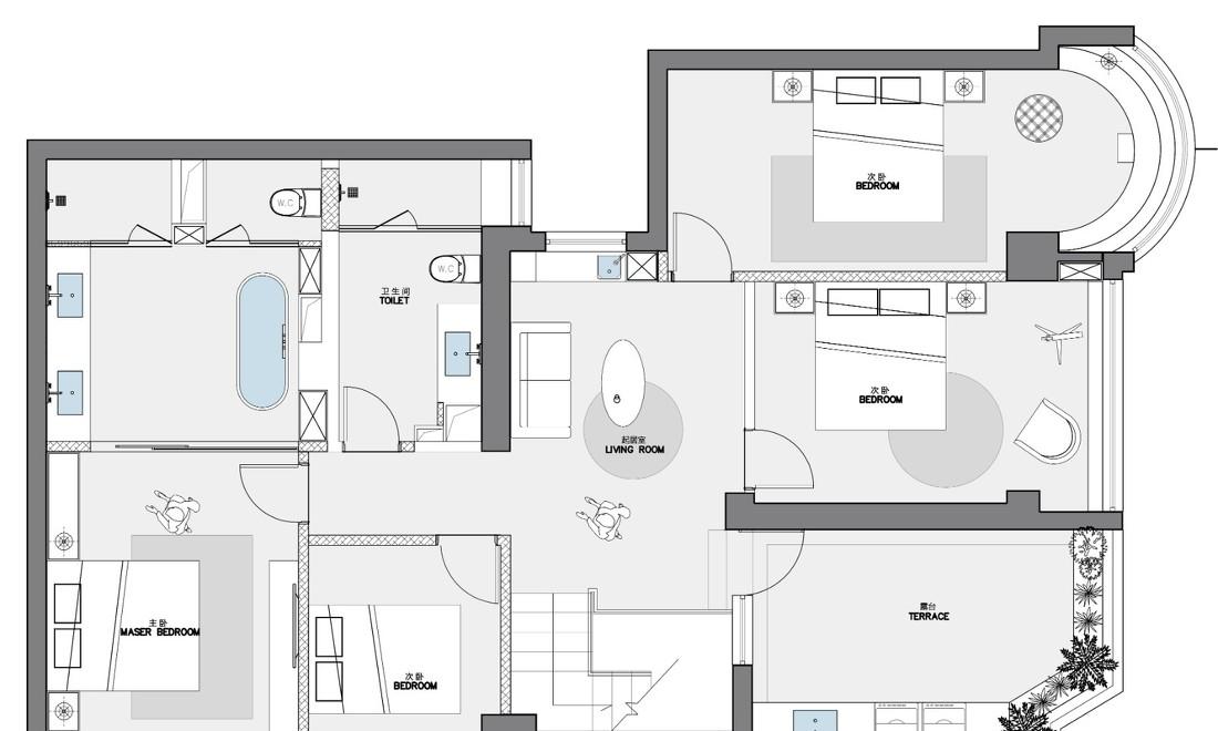 开放式空间设计,打造互动互通的生活环境-29