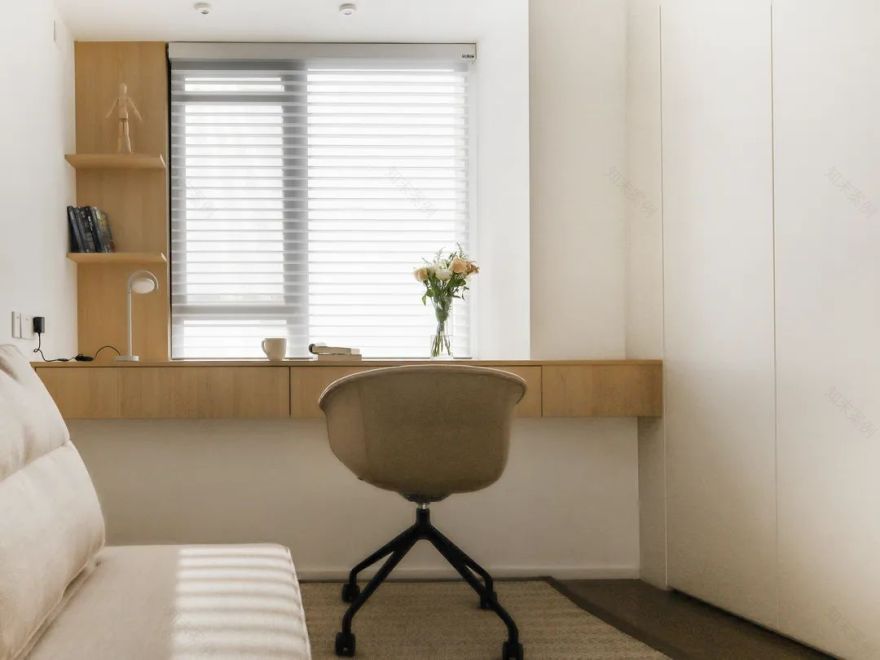 武汉98㎡奶油色家居丨中国武汉丨武汉小小空间事务所-74