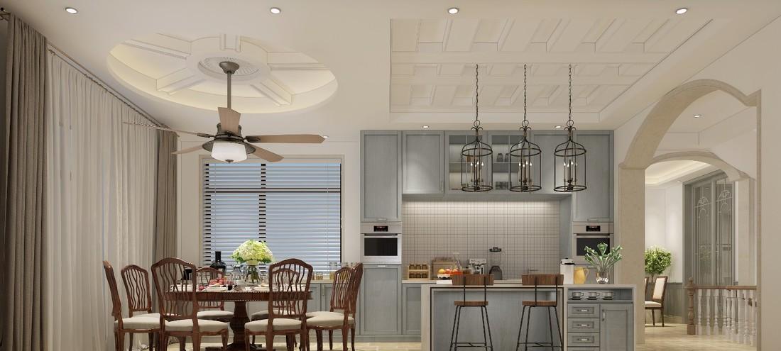 
苏州子时别墅装饰-豪门府邸美式风格 -3