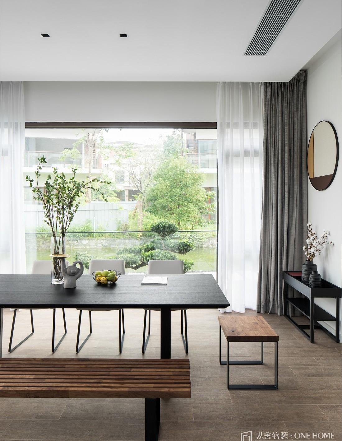 广州御溪谷 350m²别墅,演绎简约中性色的美学空间-25