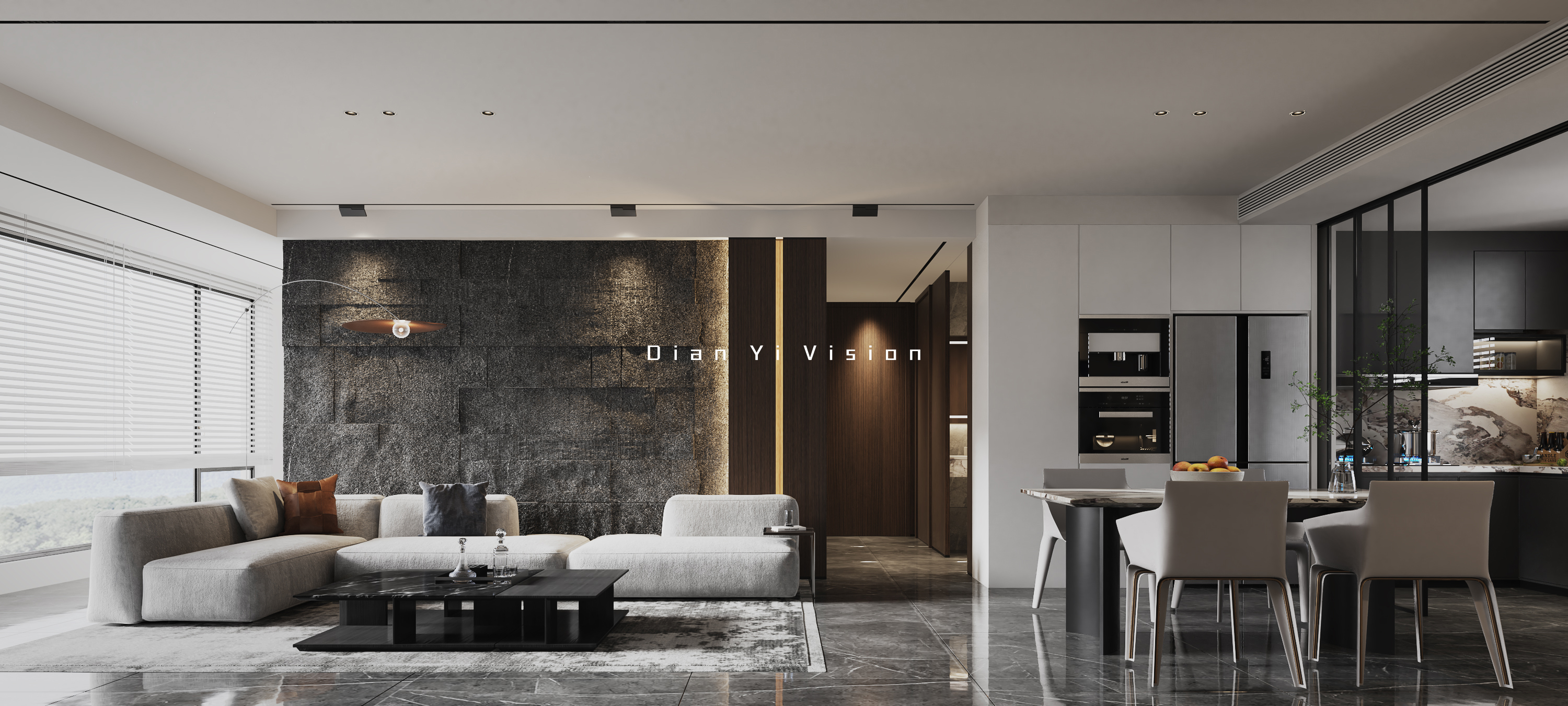 现代简约风平层设计-4