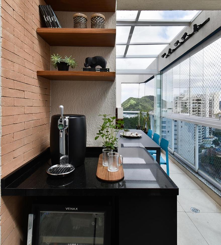 巴西 Degradê Arquitetura 打造温馨海滨度假公寓-5