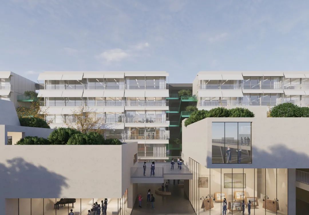 深圳松岗街道松岗商业中心城市更新九年一贯制学校项目丨中国深圳丨立方设计-42