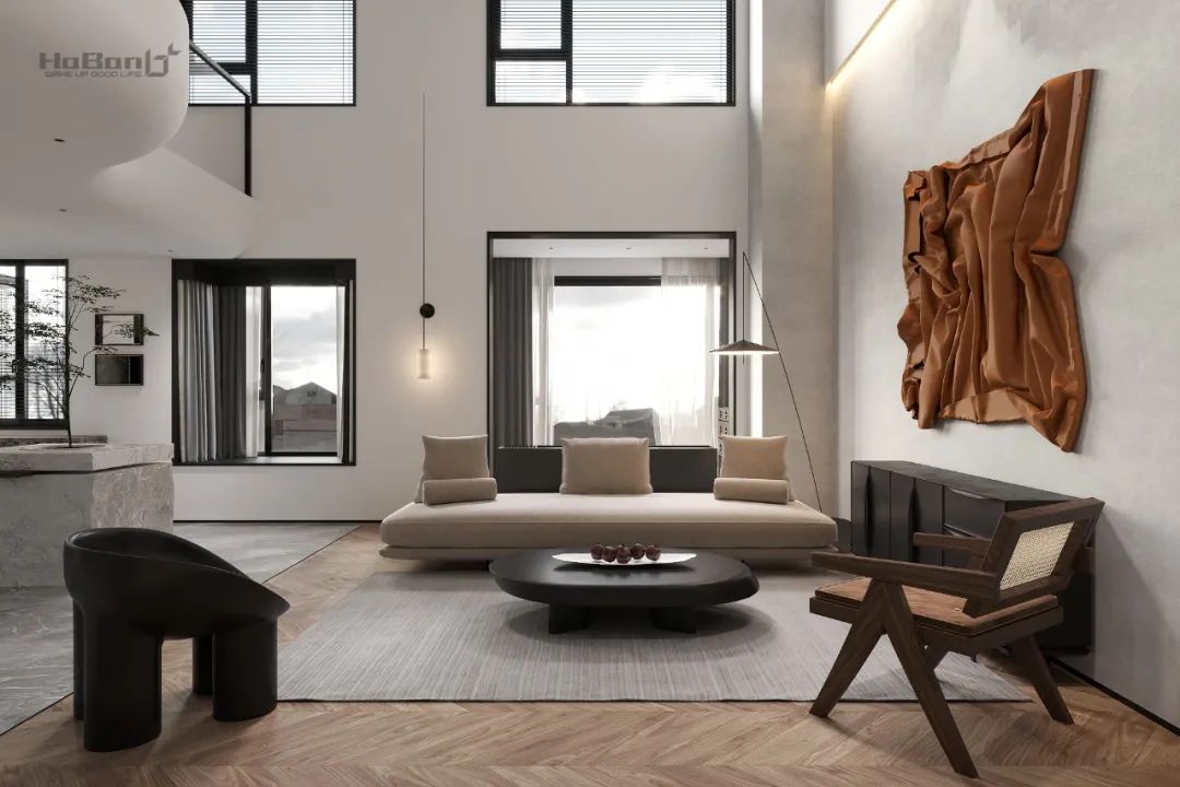 光大广场现代家居,极简与自然的完美融合-14