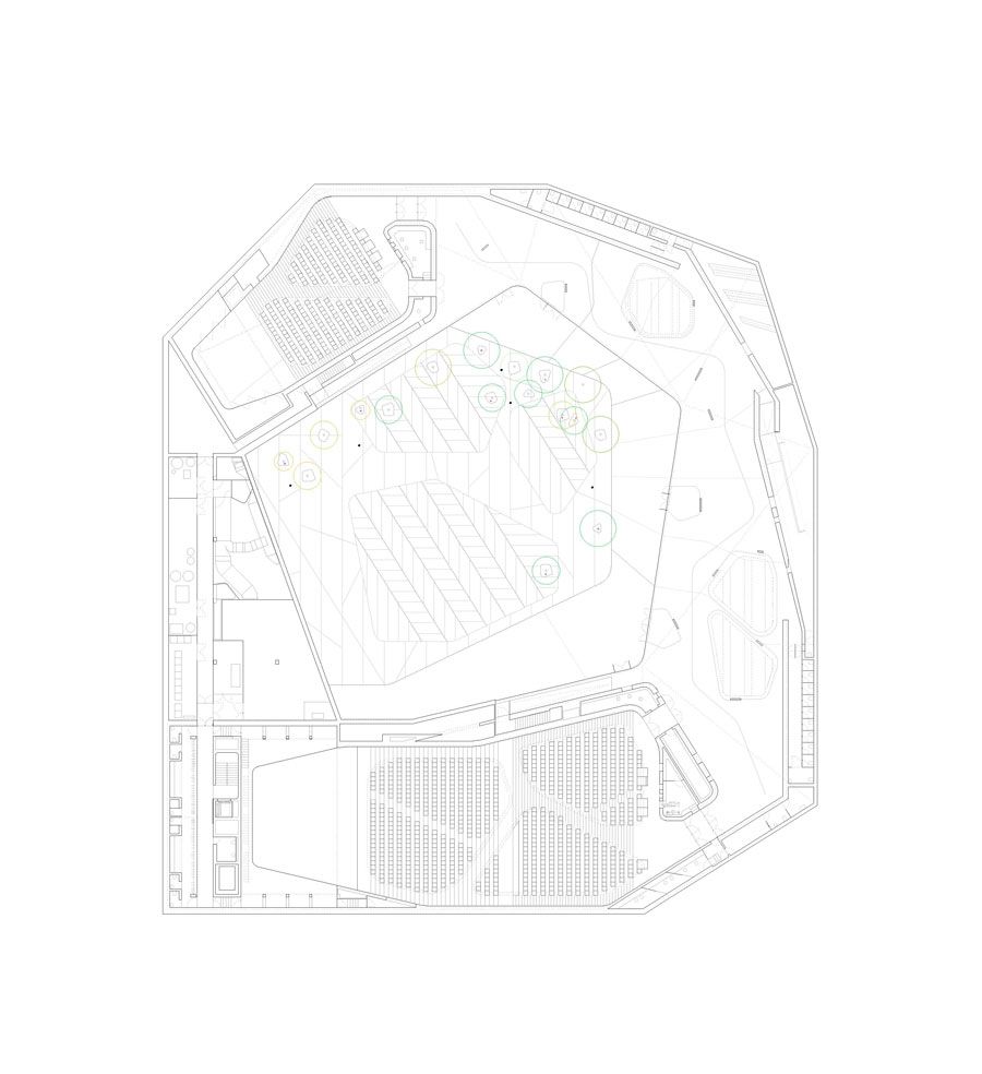 西班牙乡村大地上的悬浮会议中心-40