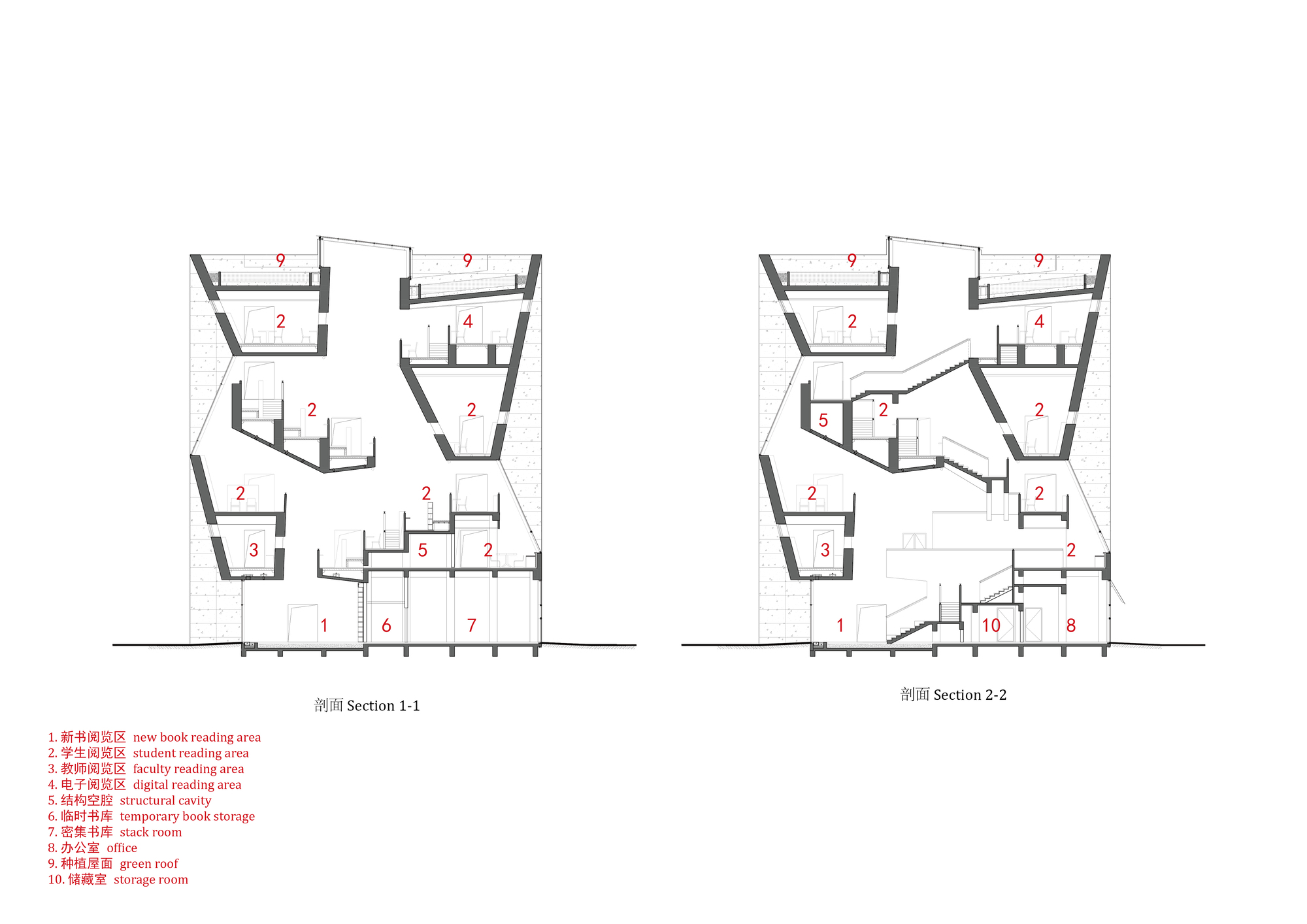 南京师范大学附属中学晓庄校区图书馆丨中国南京丨Atelier FCJZ-20