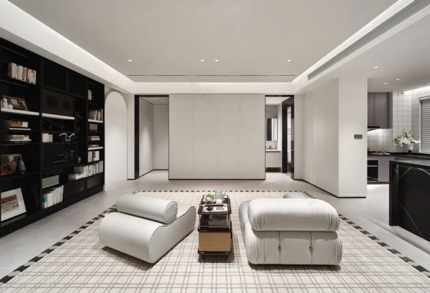 杭州星缦云渚TOD项目141户型样板间设计丨中国杭州丨上海岳蒙空间设计-17