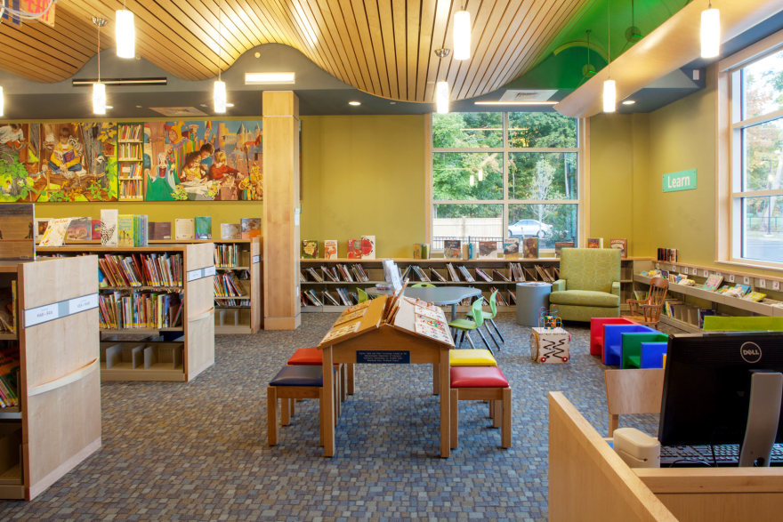 韦斯特伍德公共图书馆丨美国丨Finegold Alexander Architects-38