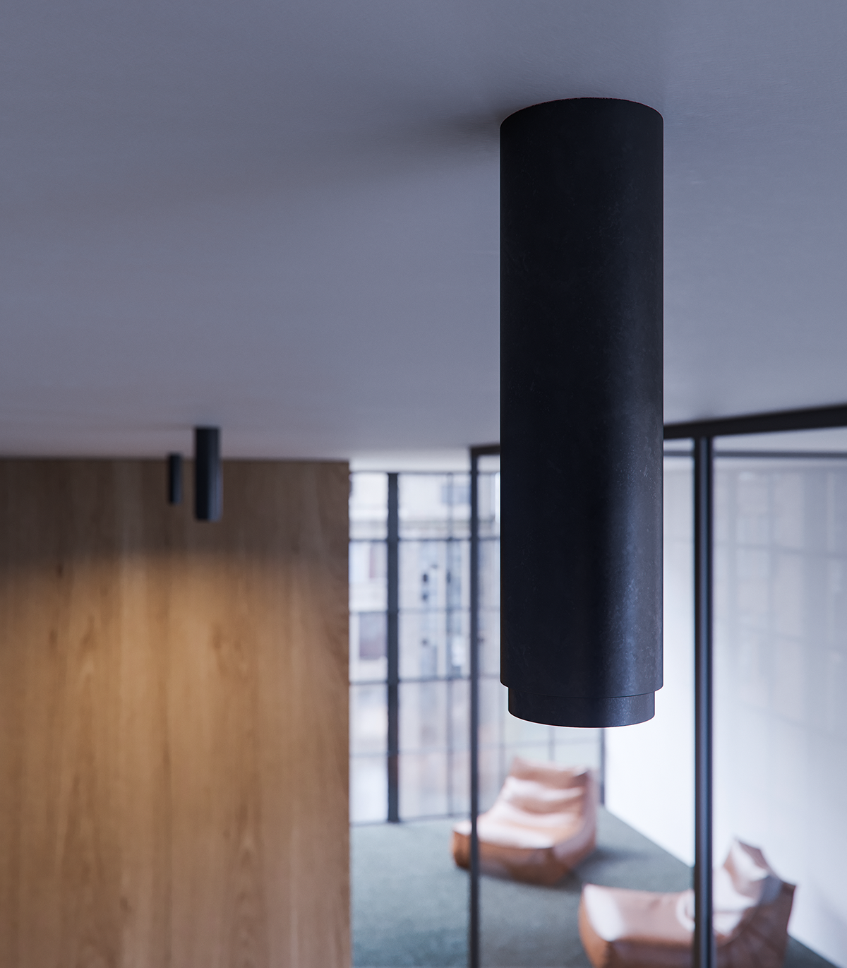 现代工业风LOFT空间-2