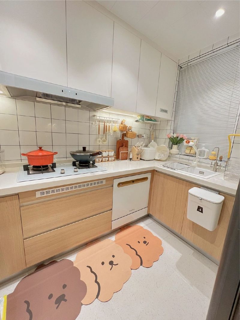 依云小镇142平奶油风，灰蓝乳胶漆打造明亮温馨空间-4