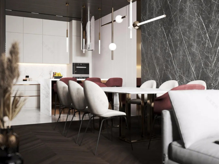 俄罗斯简约风的小公寓-2