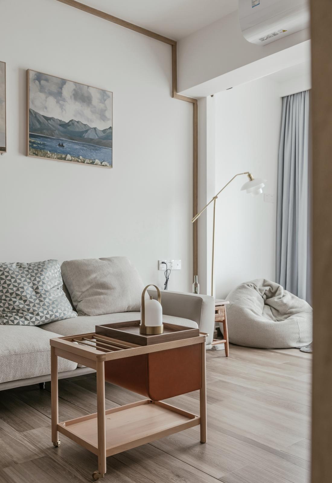 清新日式原木平层改造-35