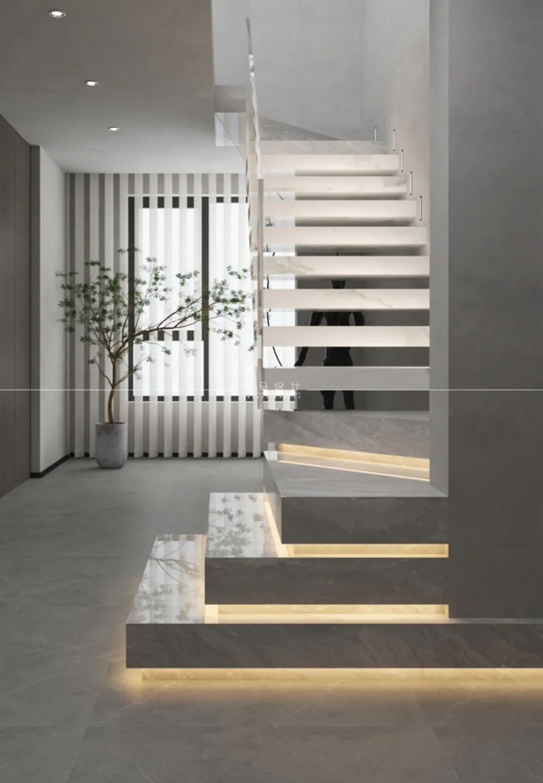 世园大公馆现代简约顶跃设计丨中国西安丨青马别墅设计-21