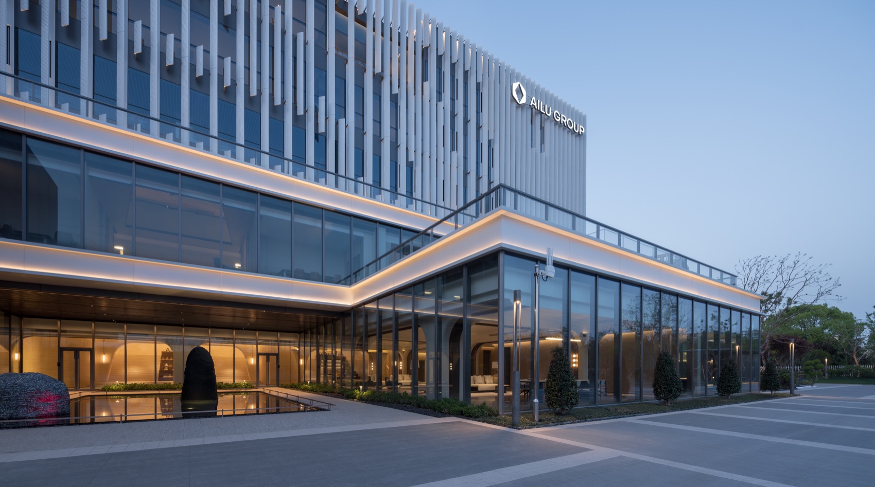 艾录集团总部园区丨中国上海丨建筑,施工图,室内,灯光,景观设计各有对应公司-28