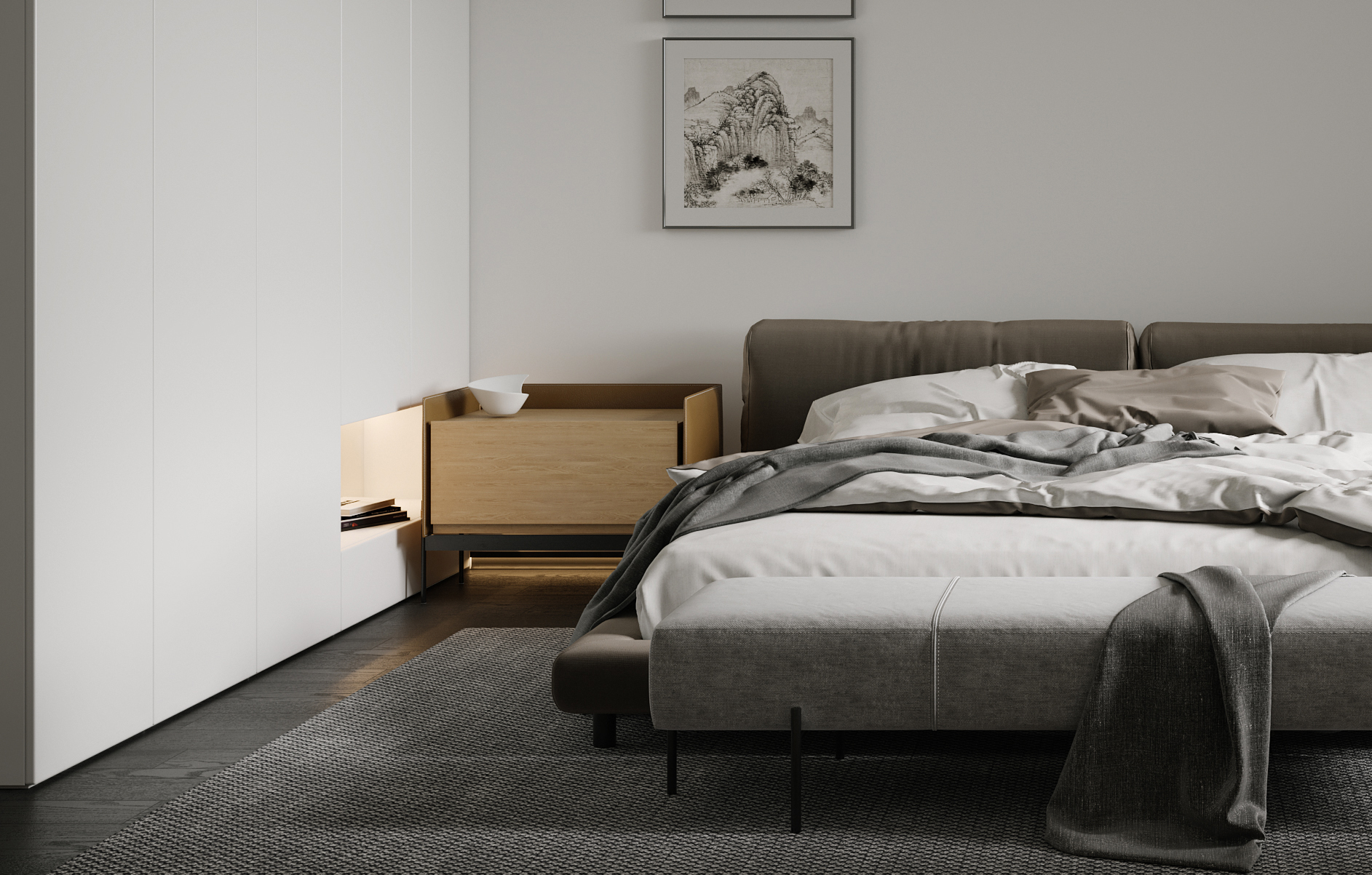 现代简约平层空间丨左舍-33