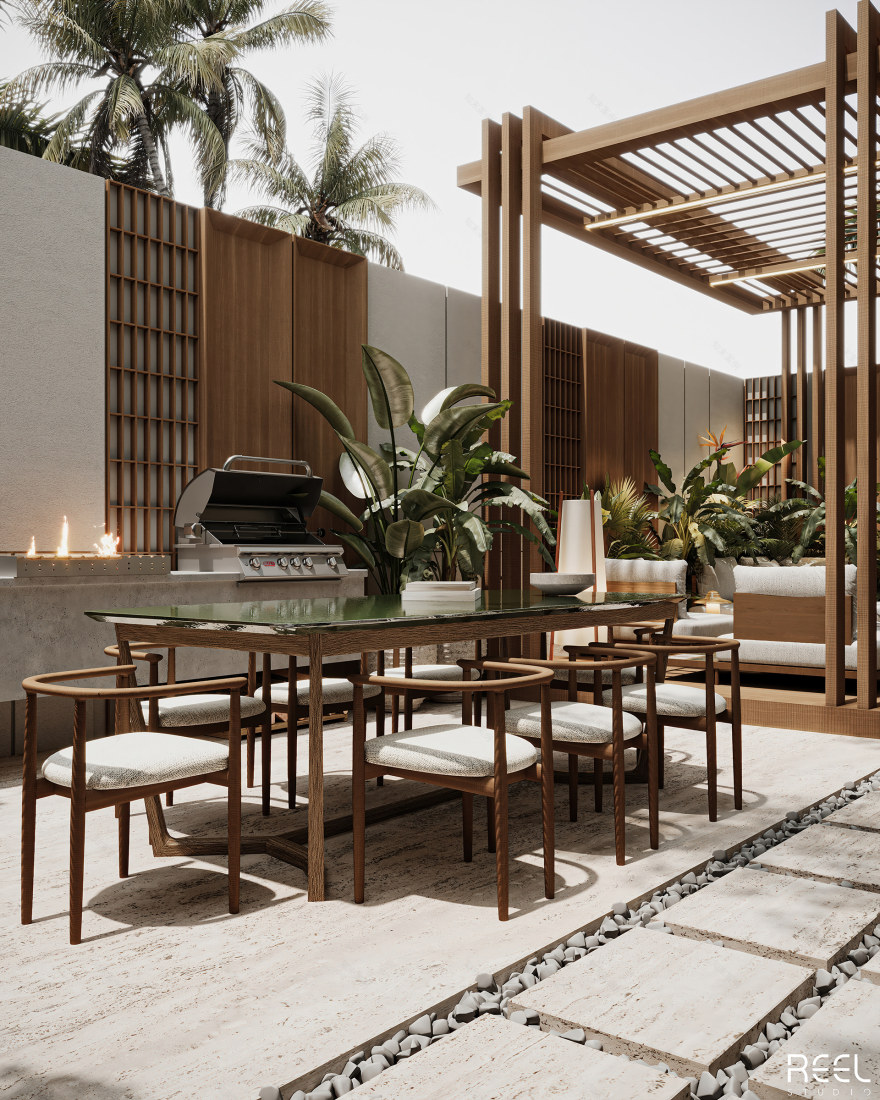 别墅景观设计丨沙特阿拉伯丨Reel Studio-15