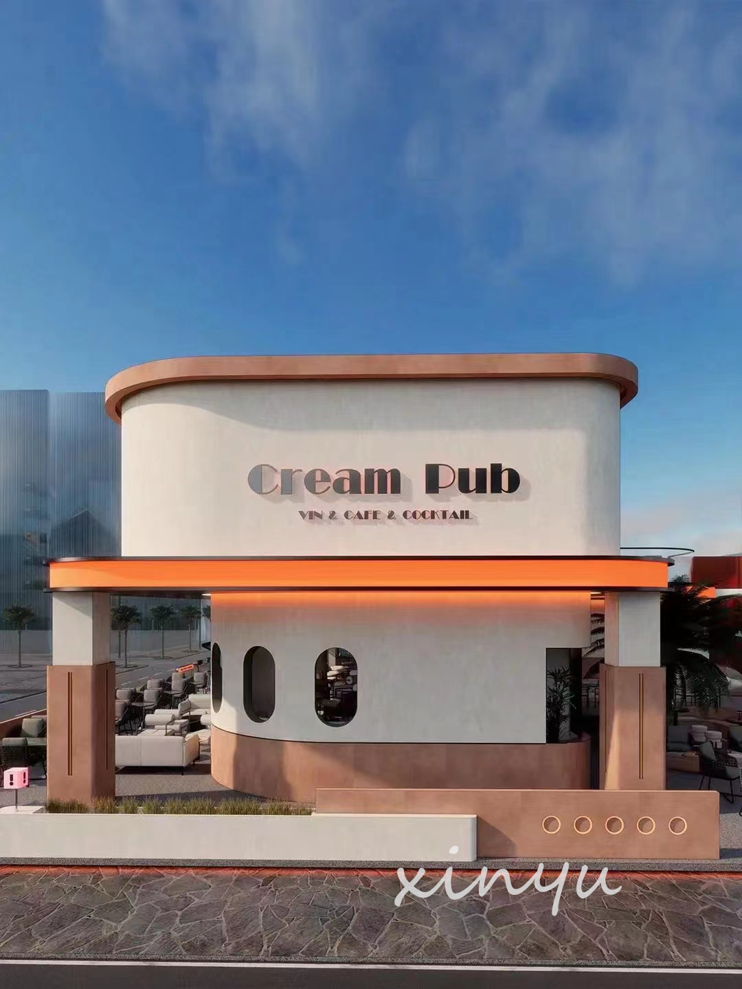 酒吧设计||1200平日咖夜酒-8