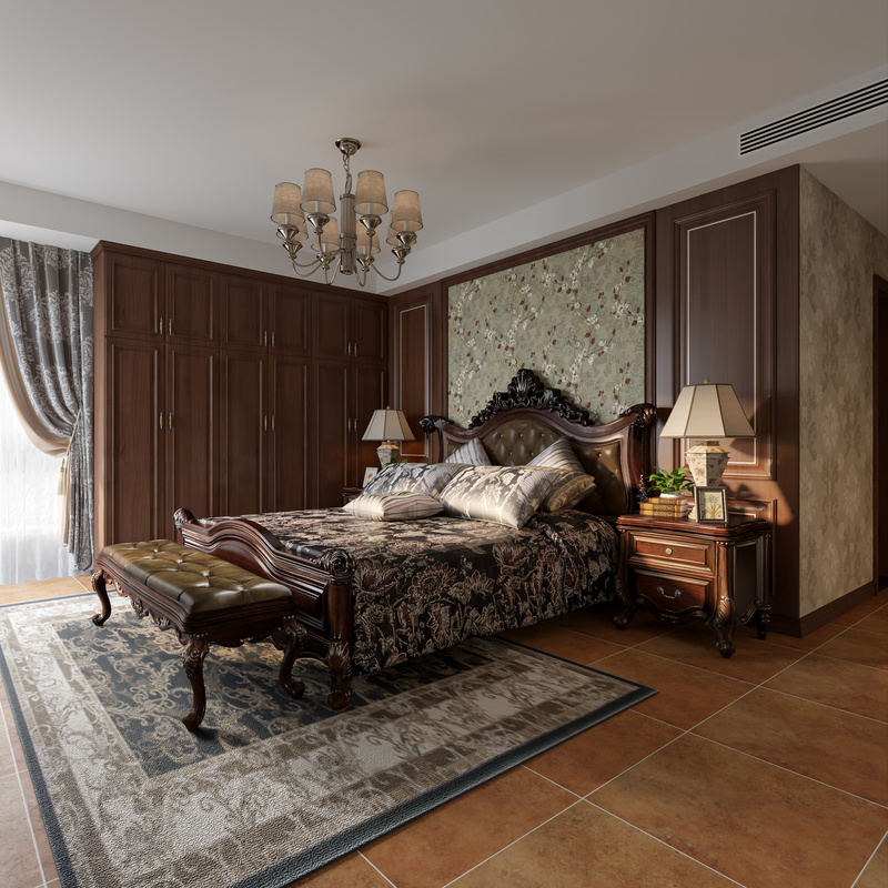 白桦林居美式复古风设计-3